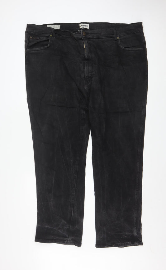 Wrangler Men's Black Texas Straight Fit Jeans W46 L32