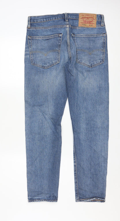 Levi Strauss Men's Blue Hi-Ball Straight Leg Jeans 30L Regular Fit Denim
