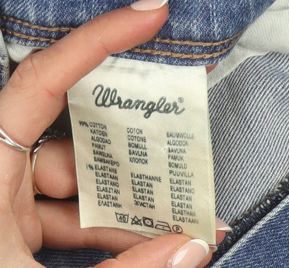 Wrangler Men's Blue Regular Fit Straight Jeans W38 L30