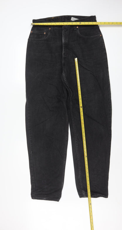 Levi's 560 Men's Black Relaxed Fit Straight Denim Jeans W33 L34