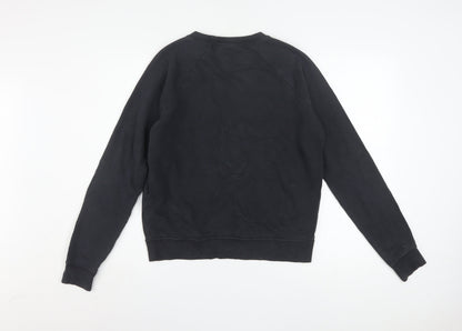 Nike Men's Black S Pullover Sweatshirt Crew Neck Logo Jumper