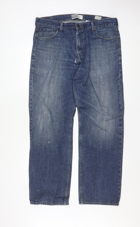 Levi Strauss Men’s Blue Straight Leg Jeans 36x32 Regular Fit Denim