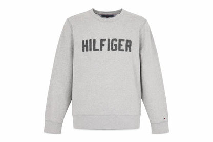 Tommy Hilfiger Men's Grey Crew Neck Logo Sweatshirt M