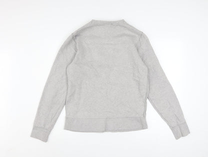 Tommy Hilfiger Men's Grey Crew Neck Logo Sweatshirt M