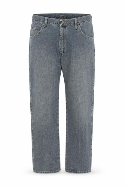 Wrangler Men's Blue 36x34 Regular Fit Straight Denim Jeans