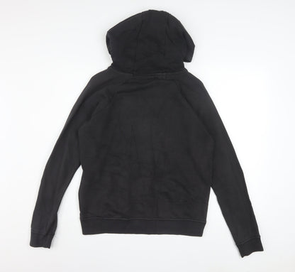 Nike Men's Black Pullover Hoodie Small Fleece Logo Sweatshirt