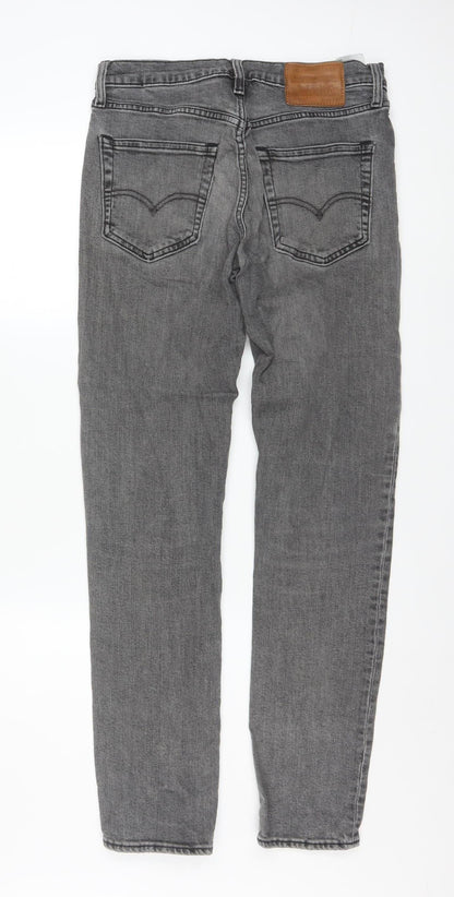 Levi's Premium Men's Grey Straight Denim Jeans W30 L32