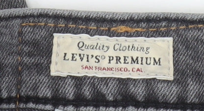 Levi's Premium Men's Grey Straight Denim Jeans W30 L32
