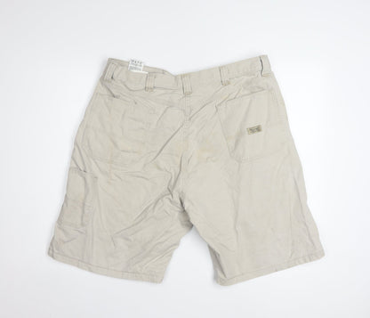Wrangler Men's Beige 38 Cargo Cotton Shorts Casual Workwear