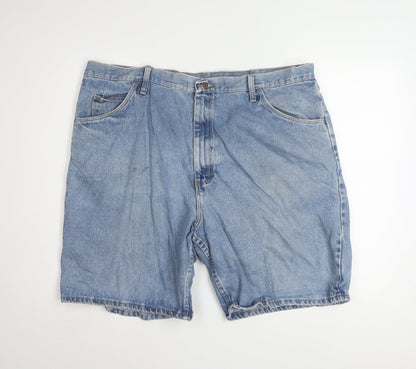 Wrangler Mens Blue Denim Relaxed Fit Shorts Size 42