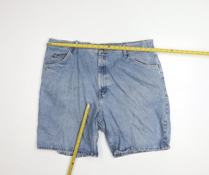Wrangler Mens Blue Denim Relaxed Fit Shorts Size 42