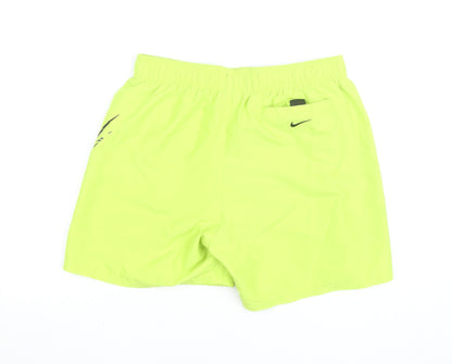 Nike Men’s Green Athletic Shorts Size M Quick Dry Sportswear
