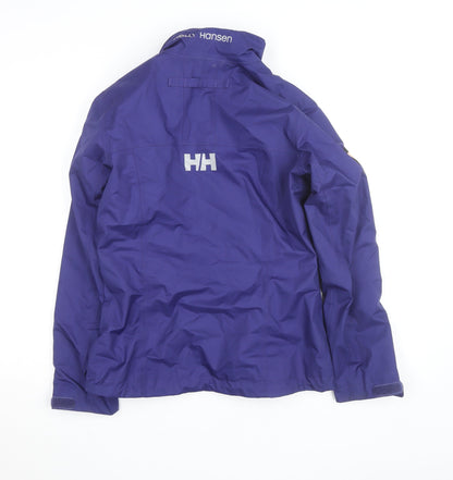 Helly Hansen Womens Purple Waterproof Windbreaker Jacket S