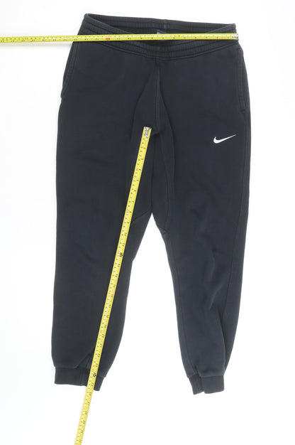 Nike Men Black Fleece Regular Fit Sports Joggers M