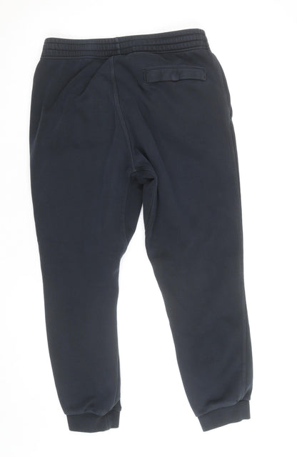 Nike Men Black Fleece Regular Fit Sports Joggers M