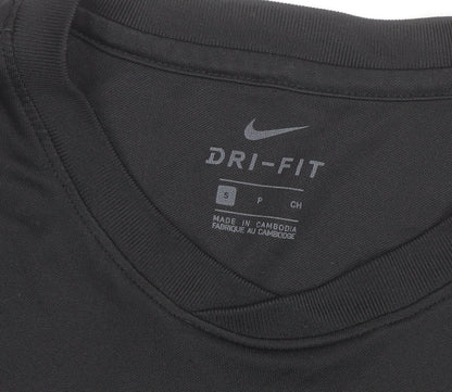 Nike Men's Black Dri-FIT Short Sleeve Athletic T-Shirt Size S