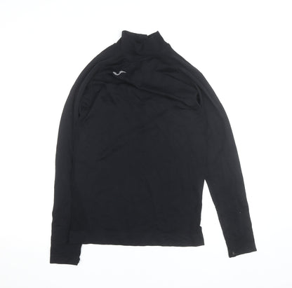 Joma Men's Black Long Sleeve Mock Neck Compression Top L
