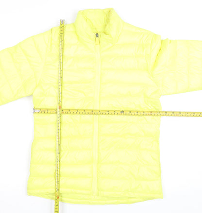 H&M Yellow Teen Girls 14 Lightweight Puffer Active Jacket