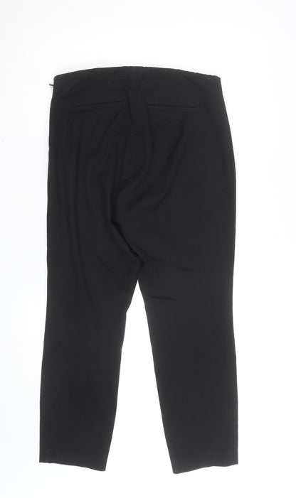Calvin Klein Women's Black Size 8 Slim Tapered Trousers