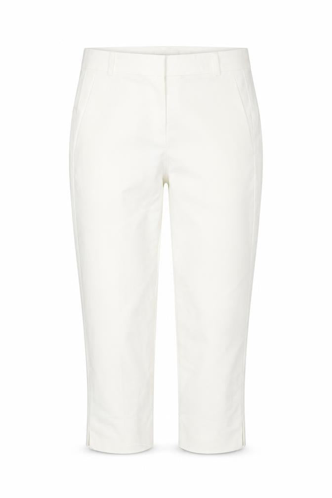 InWear Women Ivory Cropped Trousers UK 8 Cotton Blend