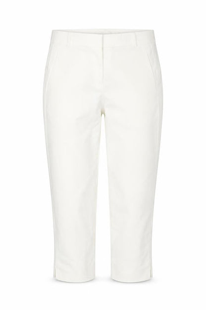 InWear Women Ivory Cropped Trousers UK 8 Cotton Blend