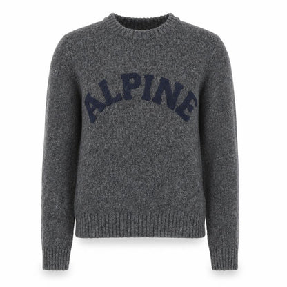 H&M Women's Grey Wool Blend Crew Neck Pullover Jumper XS