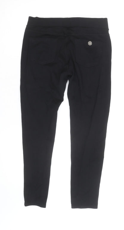 The Casual Company Women Black Skinny Jegging Pull-On Trousers Size M