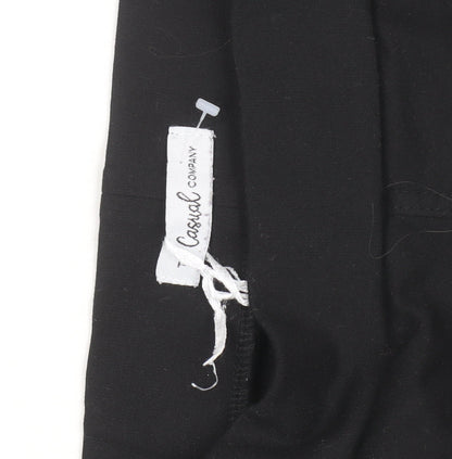 The Casual Company Women Black Skinny Jegging Pull-On Trousers Size M