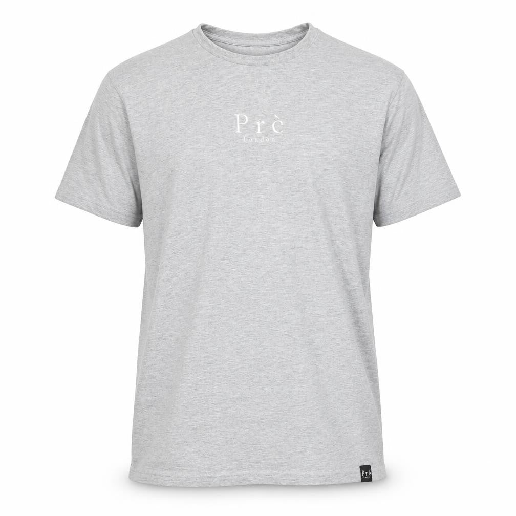 Prè London Men's Grey XL Crew Neck Short Sleeve T-Shirt