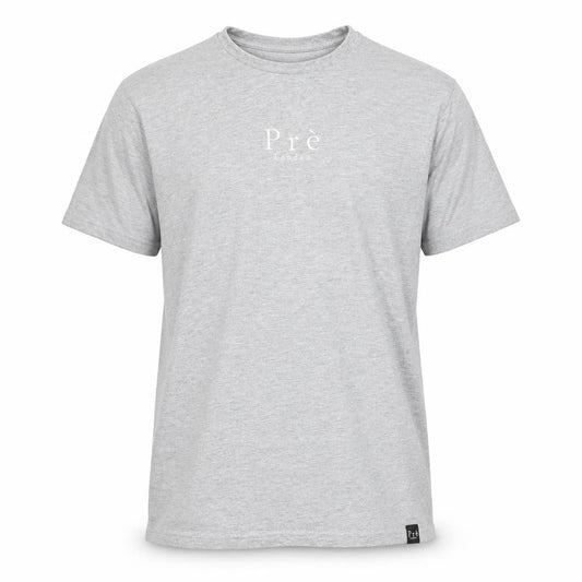 Prè London Men's Grey XL Crew Neck Short Sleeve T-Shirt