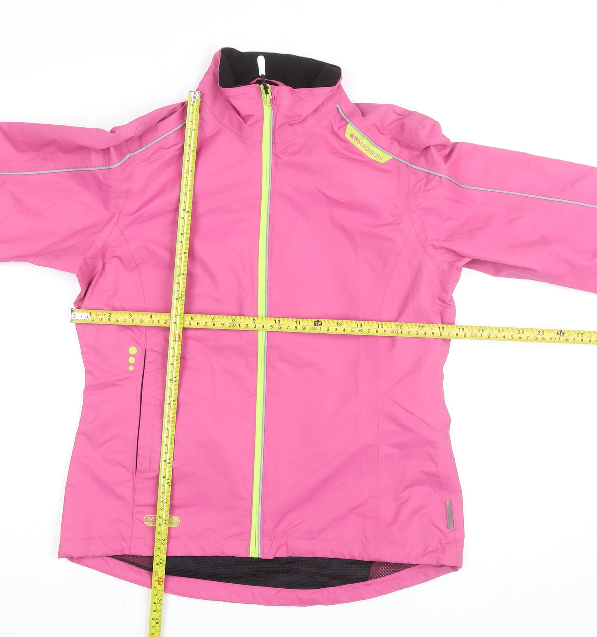 Madison Womens Pink Windbreaker Cycling Jacket Size 10
