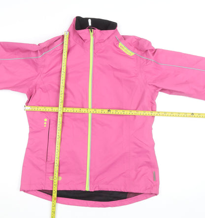 Madison Womens Pink Windbreaker Cycling Jacket Size 10