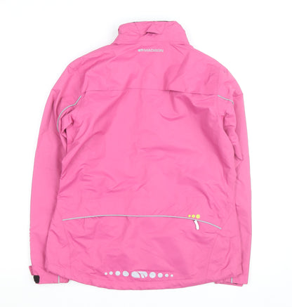 Madison Womens Pink Windbreaker Cycling Jacket Size 10