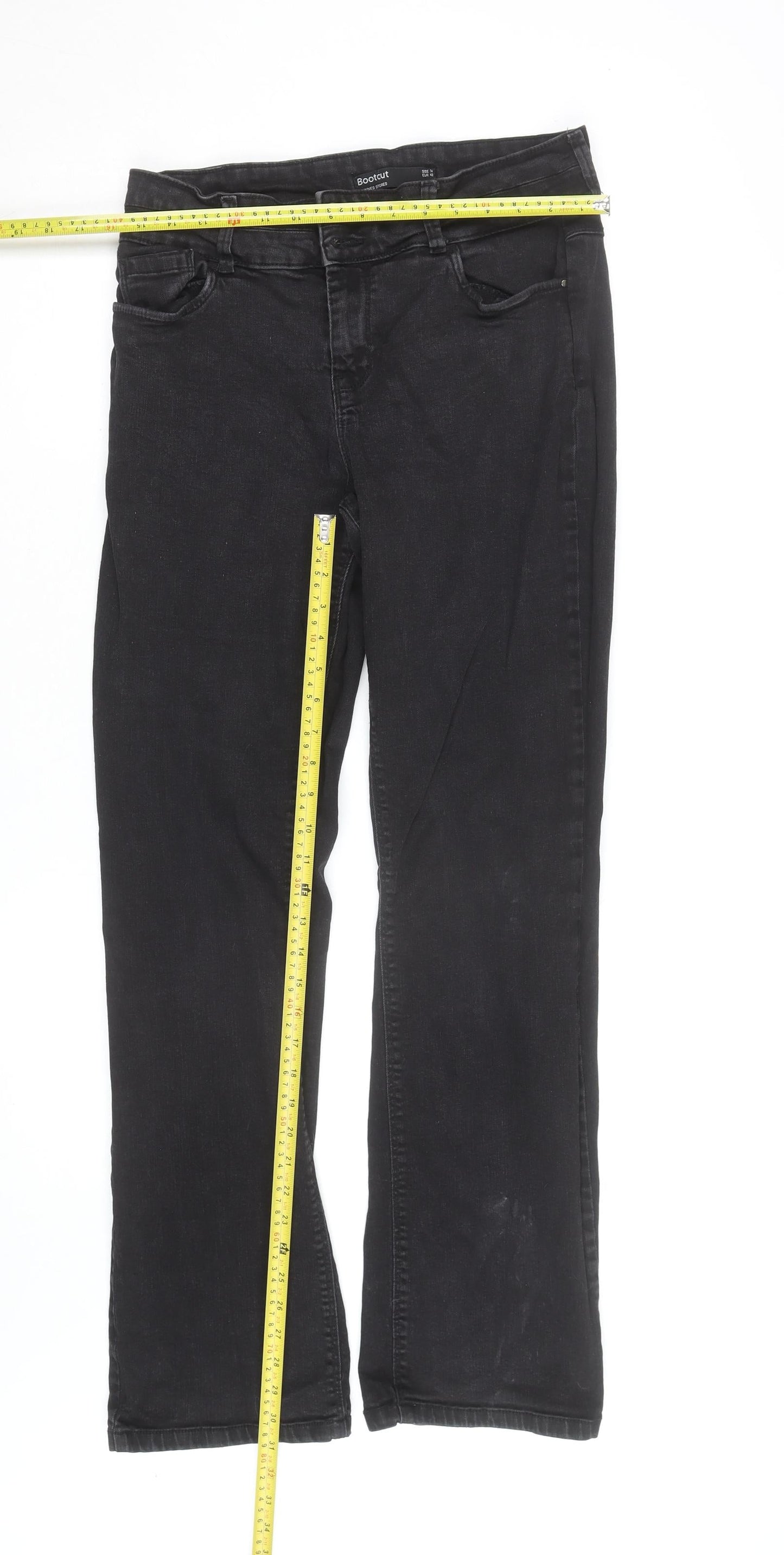 Marks and Spencer Women’s Black Bootcut Stretch Jeans Size 12