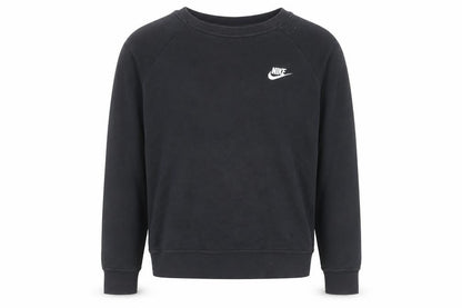 Nike Men's Black Crew Neck Pullover Sweatshirt M Regular Fit