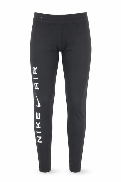 Nike Women Black Athletic Leggings M Slim Fit Stretch Sportswear