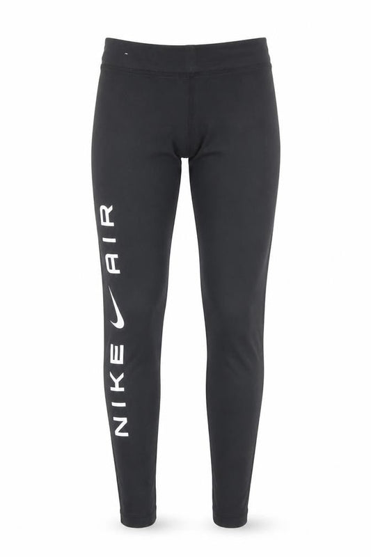 Nike Women Black Athletic Leggings M Slim Fit Stretch Sportswear