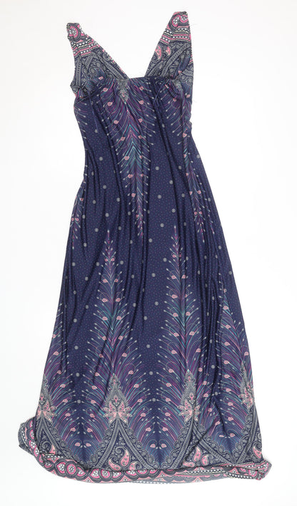 Stella Morgan Women's Multicoloured Paisley Maxi Dress Size M