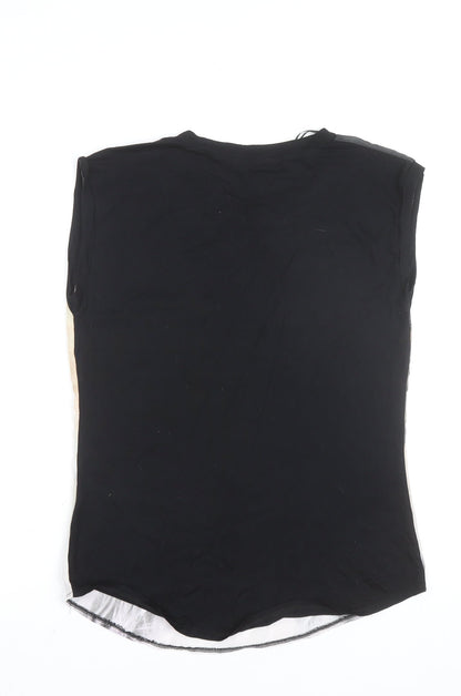 Savida Women’s Multicoloured Graphic Sleeveless T-Shirt Size 10