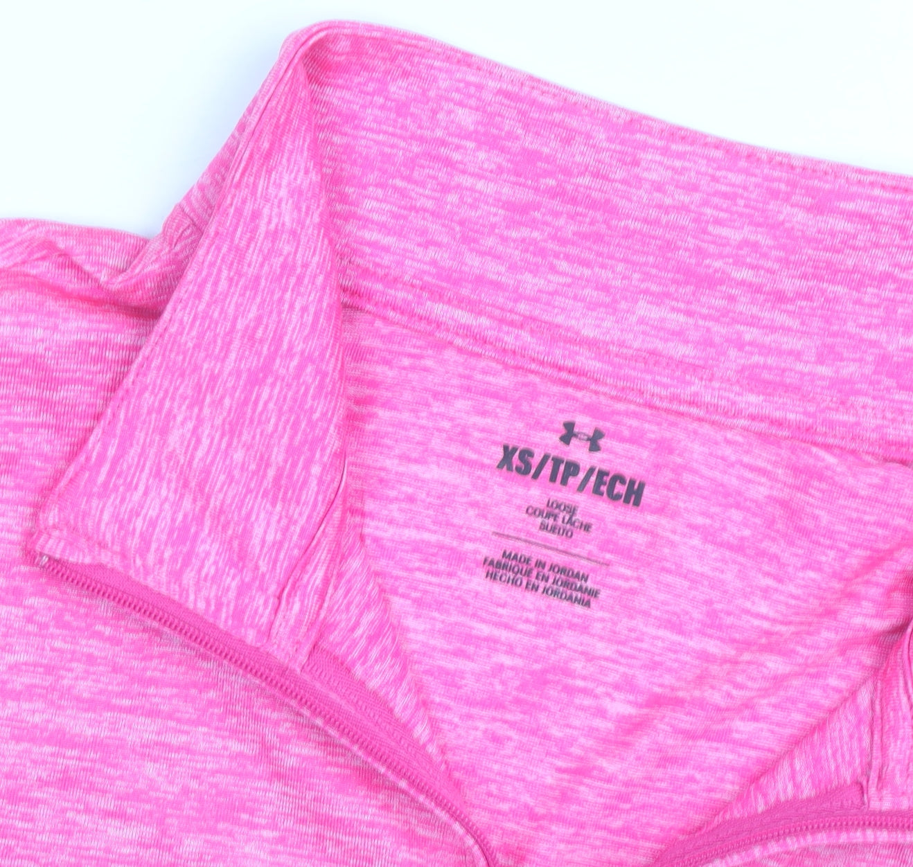 Under Armour Women’s Pink Long Sleeve 1/4 Zip Activewear Top XS