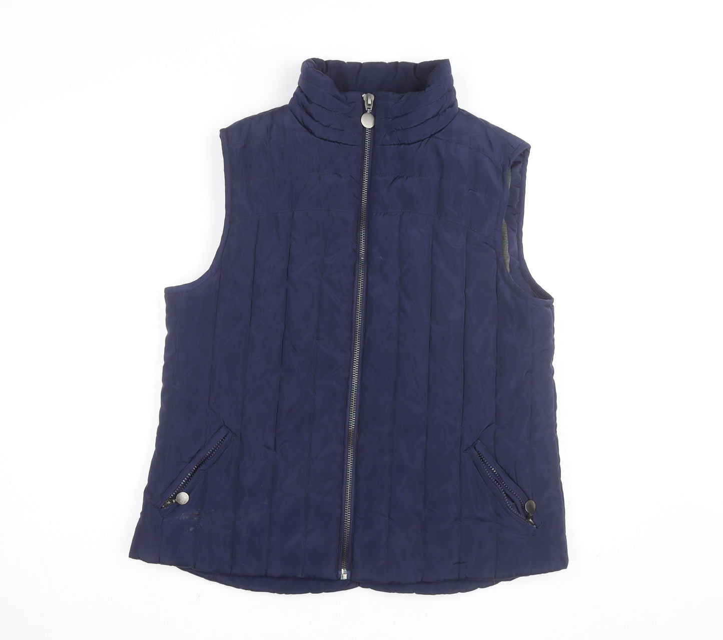 St. Bernard Blue Quilted Puffer Waistcoat Women’s Size 16