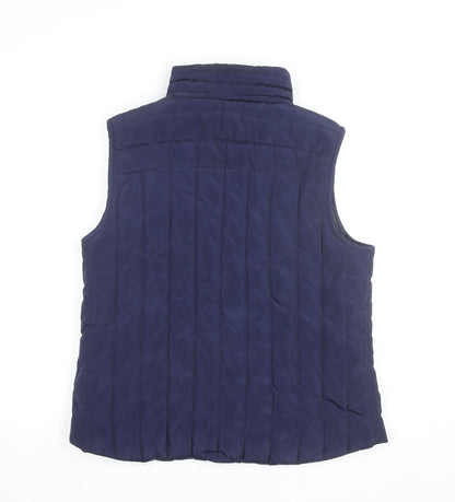 St. Bernard Blue Quilted Puffer Waistcoat Women’s Size 16