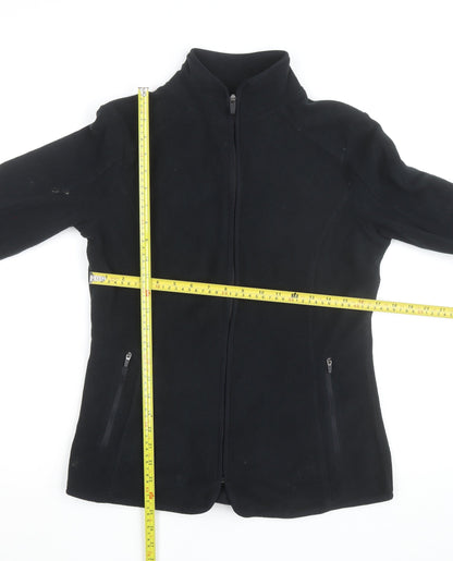 Dunnes Women's Black Fleece Full Zip Active Jacket Size 12