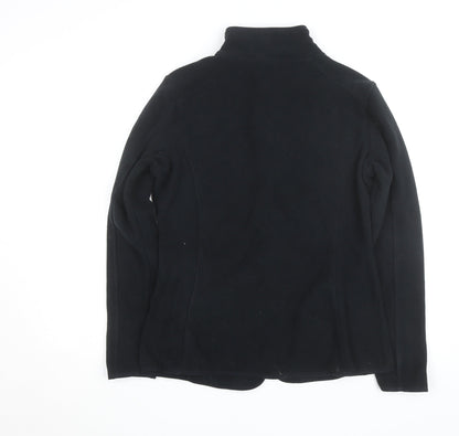 Dunnes Women's Black Fleece Full Zip Active Jacket Size 12
