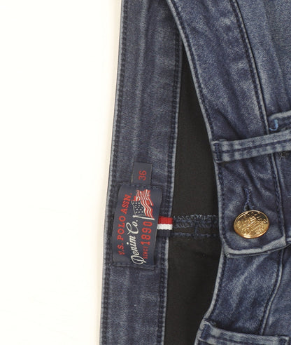U.S. Polo Assn Women Blue Skinny Jeans Size 8 Denim Stretch