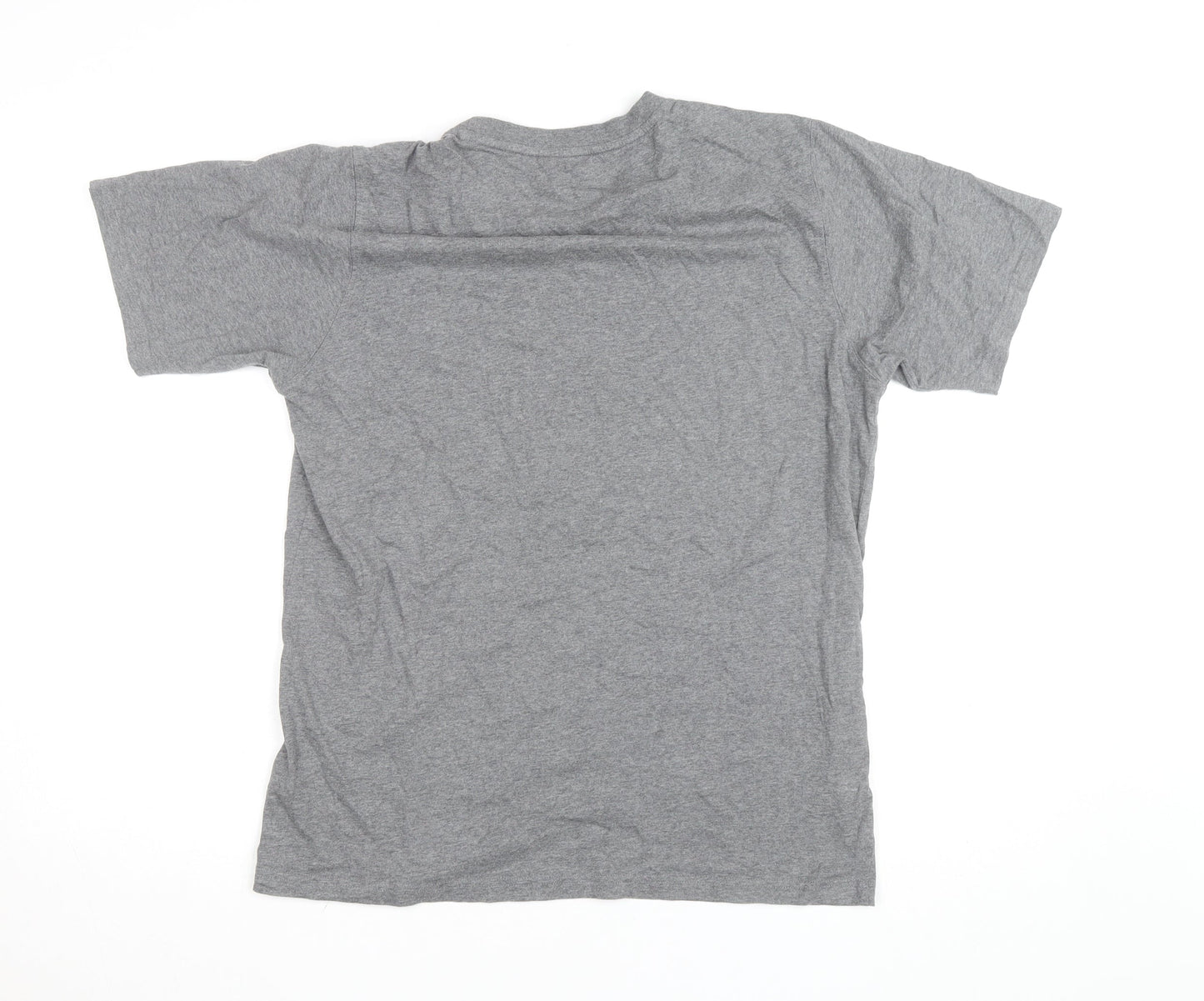 Dickies Men's Grey Short Sleeve Crew Neck Cotton T-Shirt Medium