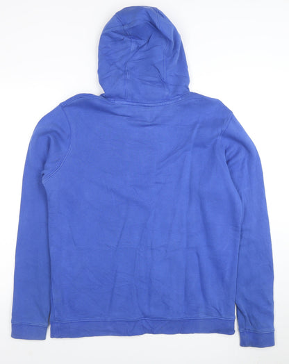 Nike Men Blue Pullover Hoodie Medium Second Hill Lane Mustangs Sports