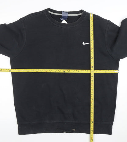 Nike Men's Black L Pullover Crew Neck Fleece Sweatshirt