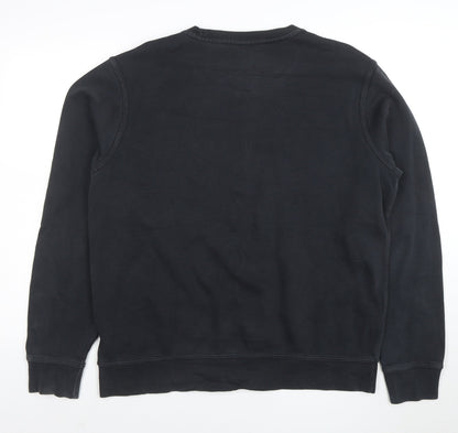 Nike Men's Black L Pullover Crew Neck Fleece Sweatshirt