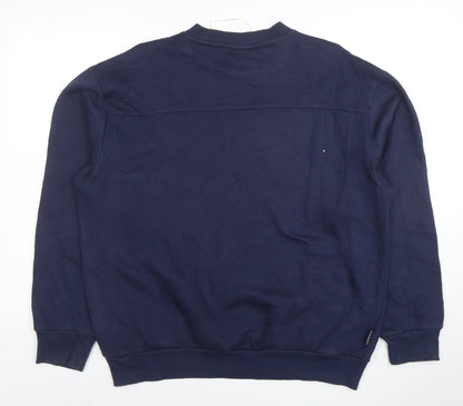 Umbro Men's Blue Crew Neck Pullover Sweatshirt Size L